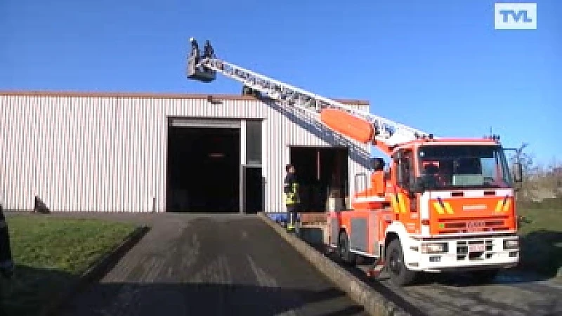 Bedrijfsbrand op Overhaem Tongeren