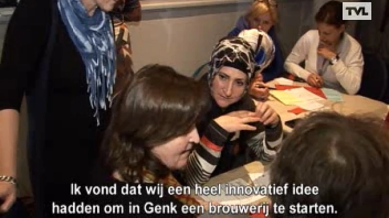 Genkenaren brainstormen over nieuwe toekomst
