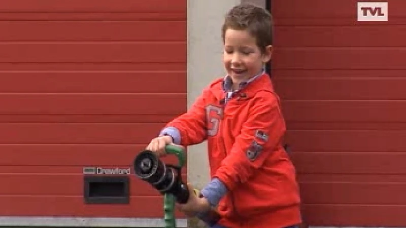 Communiefoto's bij de brandweer van Lommel