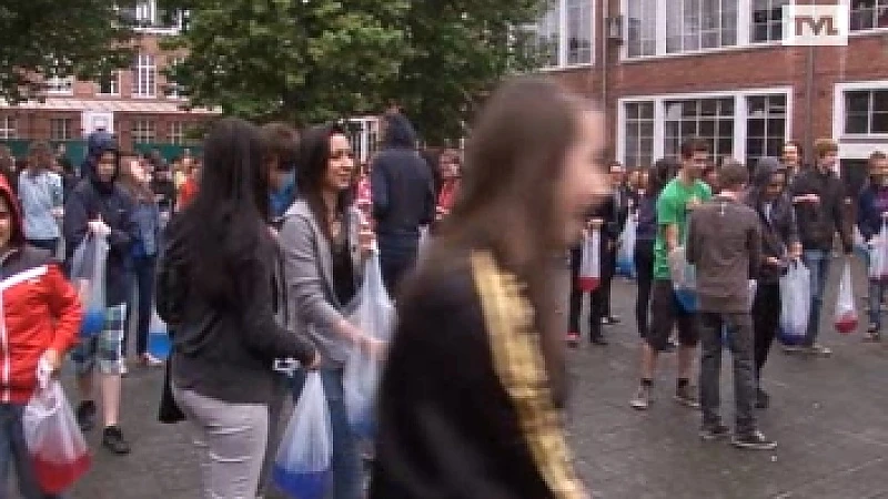 Heusdense leerlingen fuiven het schooljaar uit
