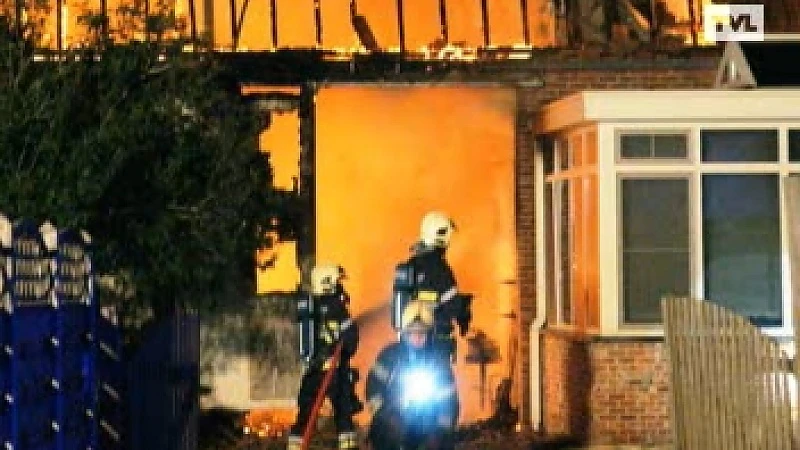 Brand vernielt computerwinkel Overpelt