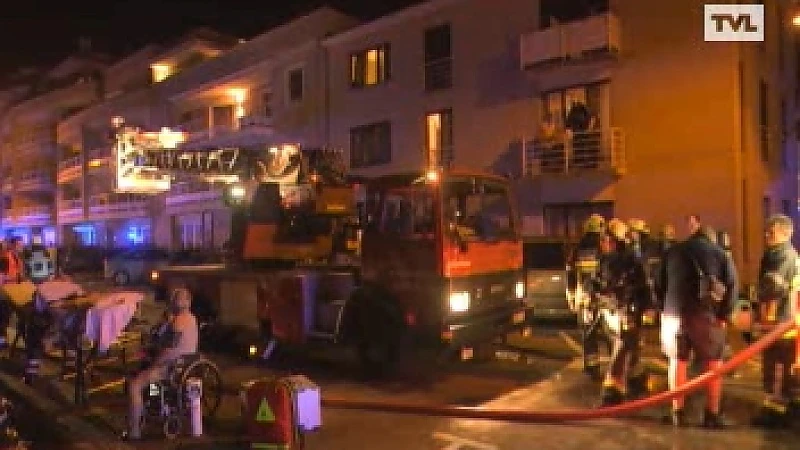 Brand in appartementsgebouw Beringen