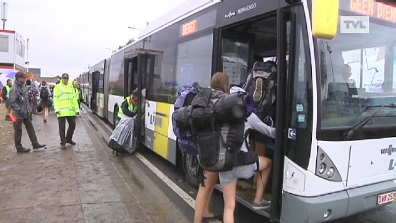 Recordopkomst bij de Lijn tijdens Pukkelpop