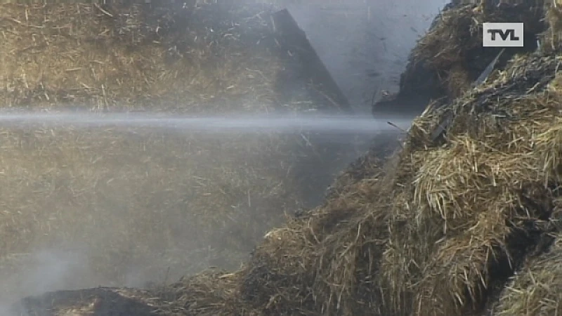 Zware schuurbrand in Peer