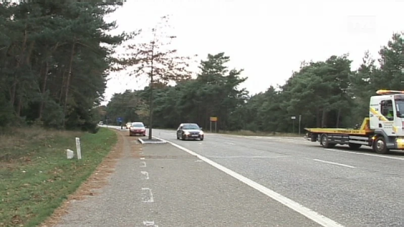 Wagen over de kop in Overpelt