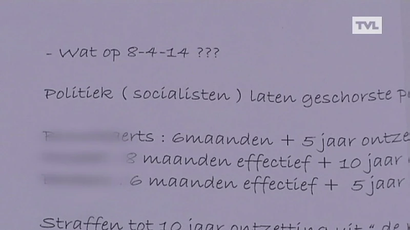 Anonieme brief wakkert onrust aan bij politie Borgloon