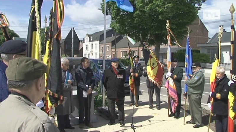 Britse oorlogsveteraan op bezoek in Vroenhoven