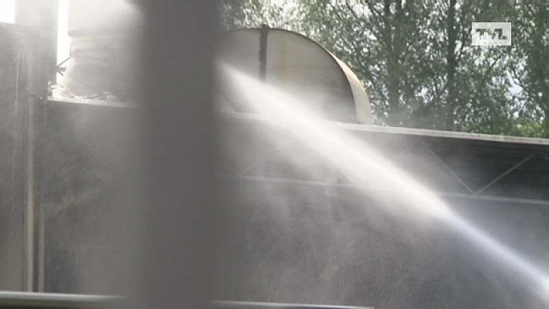 Zware brand in carrosseriebedrijf Houthalen-Helchteren