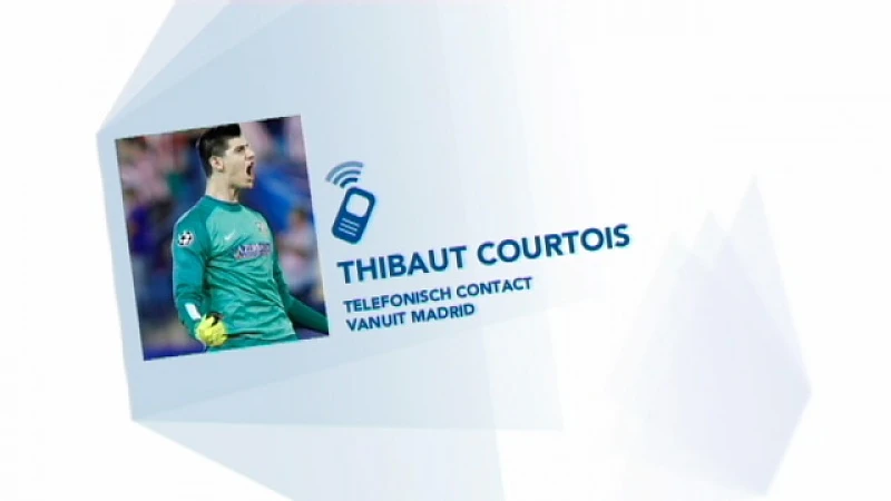 Thibaut Courtois Spaans kampioen met Atletico Madrid