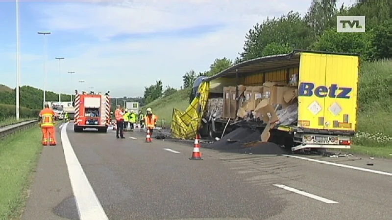 Ongeval E314 verstoort verkeer