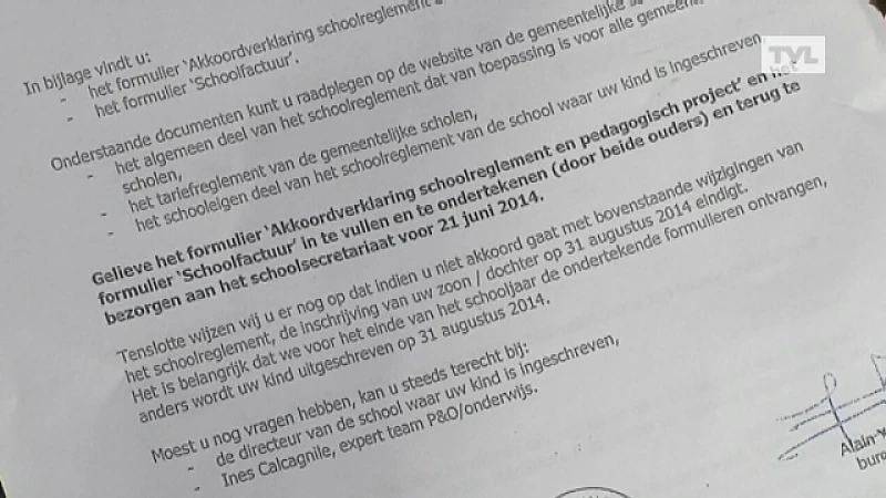 Houthalense ouders protesteren tegen nieuw schoolreglement
