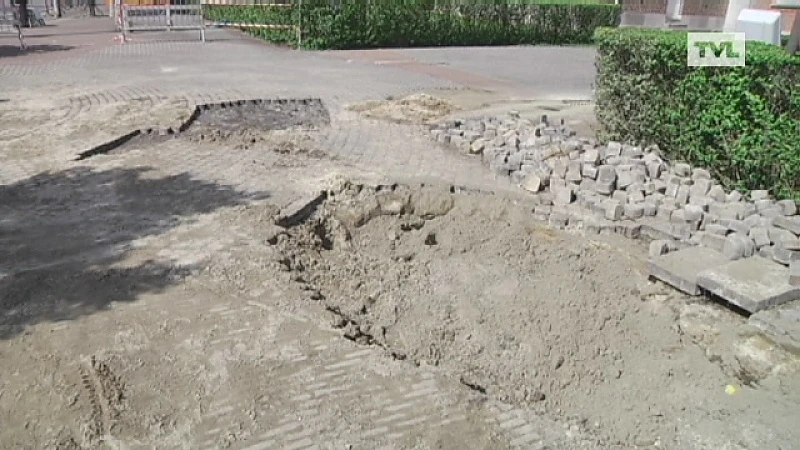 Waterbreuk zet deel Leopoldsburg onder water