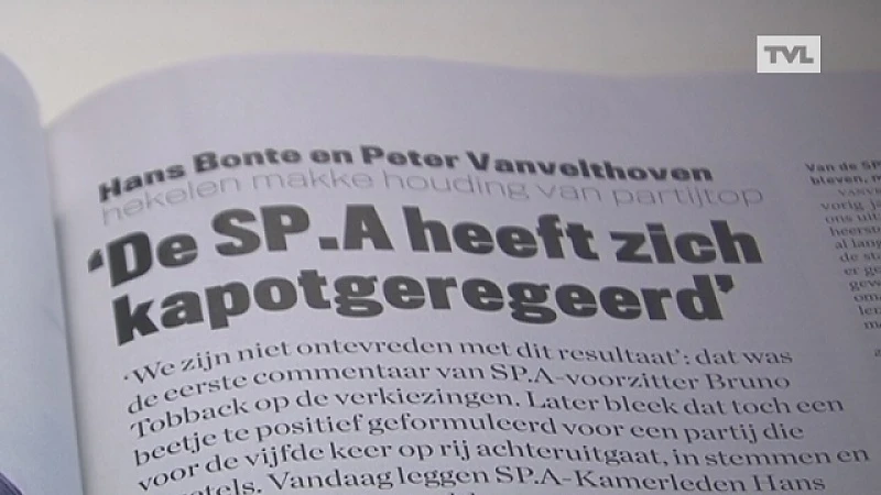 "Sp.a is te veel partij van de portemonnee geworden"