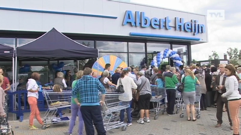 Stormloop voor Albert Heijn in Genk