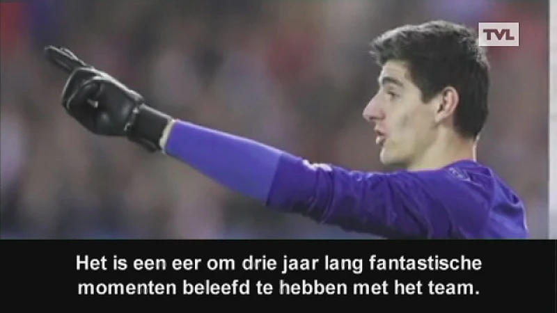 Thibaut Courtois neemt afscheid van Atletico met videoboodschap