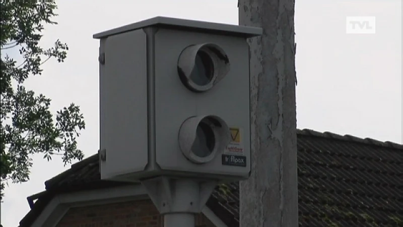 Flitspaal gemolesteerd in As