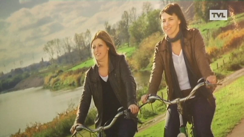 In 2016 fietsen op het water in Limburg