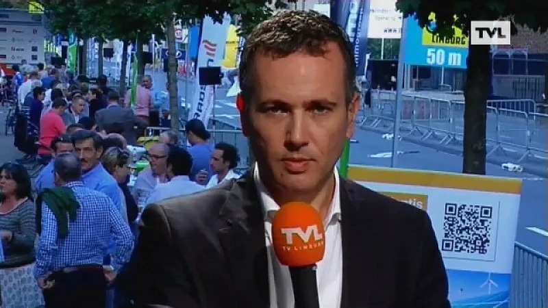 Paul Kumpen en René Martens genieten van Groene Boulevard Koers