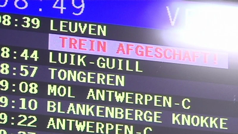 Wanhoopsdaad stuurt treinverkeer helemaal in de war