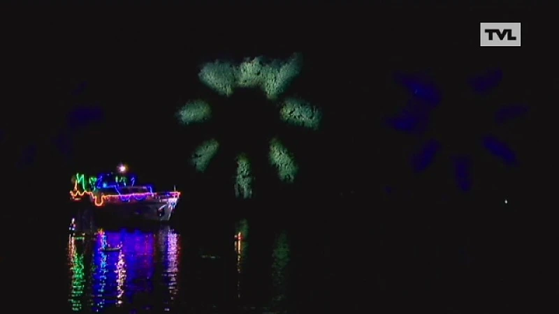 Uniek zicht op Zuid-Willemsvaart tijdens lichtparade