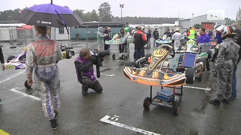 Schumacher Junior rijdt op Horensbergdam in Genk