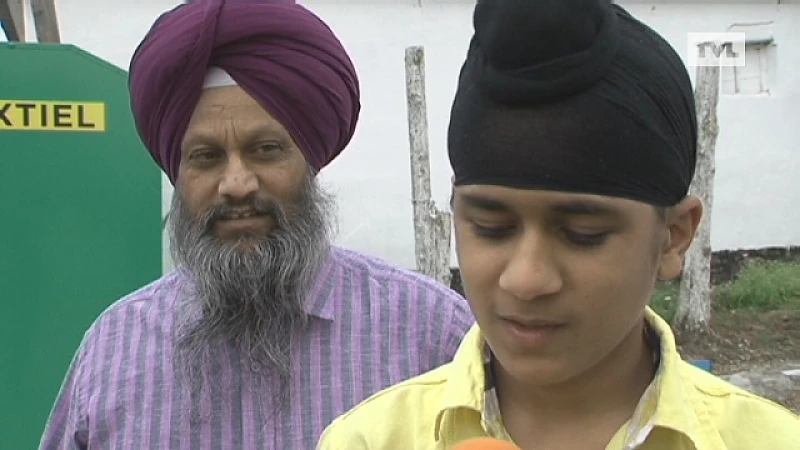 Sikh met tulband zet hoofddoekenverbod op de helling