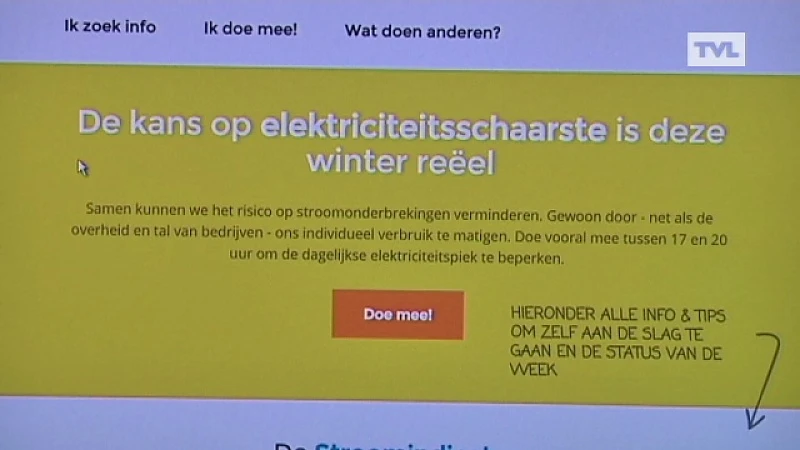 Kans op stroomtekort reëel