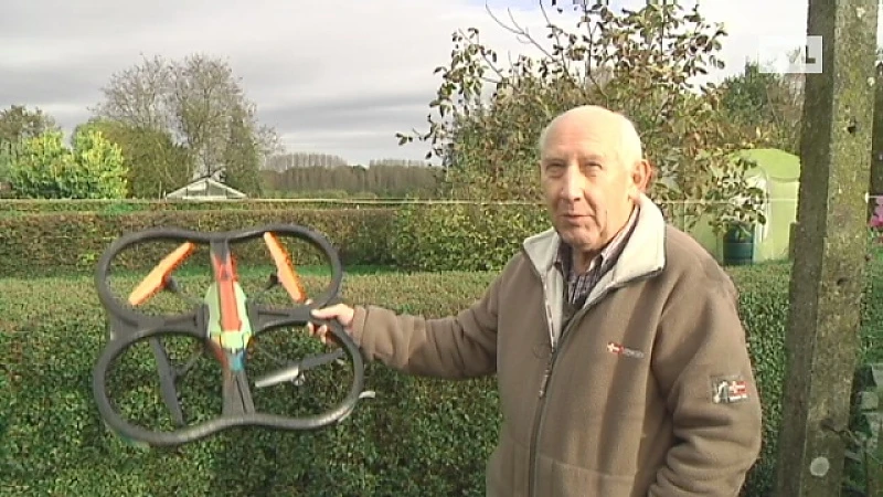 Hasselaar vindt drone in zijn tuin