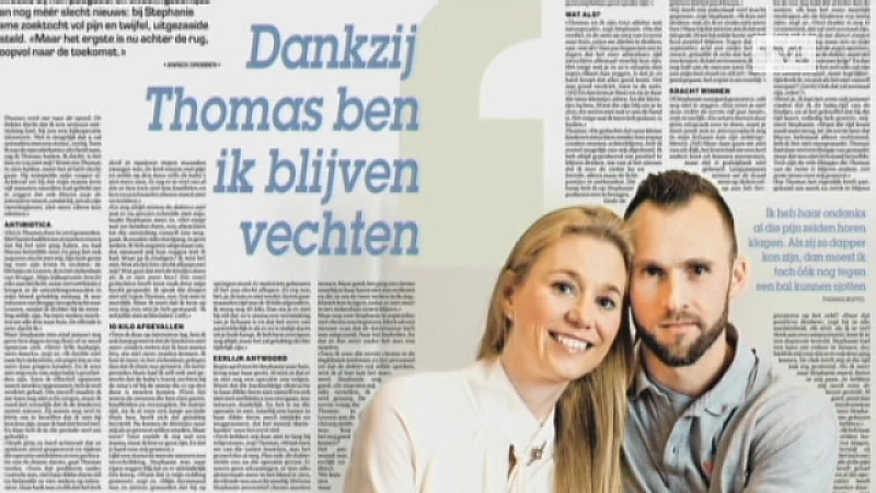 Pech blijft vrouw Thomas Buffel achtervolgen