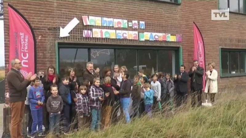 Kinderen maken kunst voor project UC Leuven-Limburg