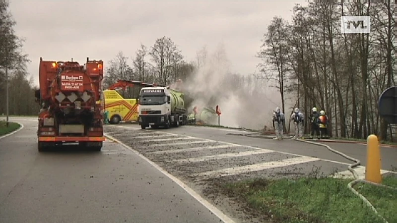 Grondwater Lommel verontreinigd door gekantelde tankwagen