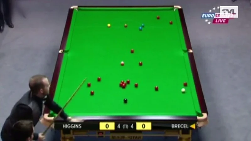 Luca Brecel pas eruit in halve finale