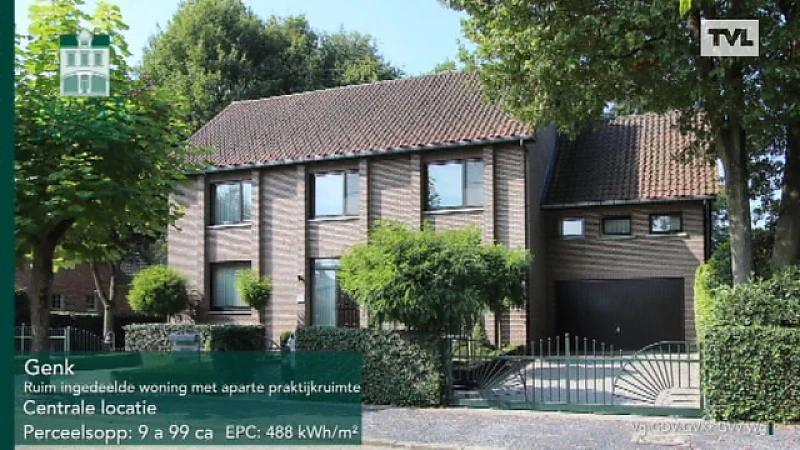Stijlvolle woning met praktijkruimte in Genk