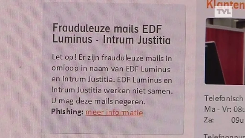 Oplichters sturen massaal valse facturen van Luminus