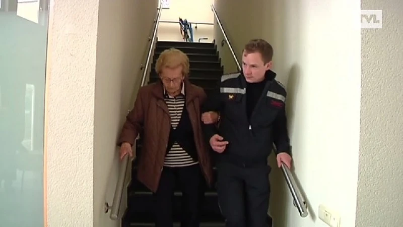 Evacuatieoefening in Hasseltse serviceflats