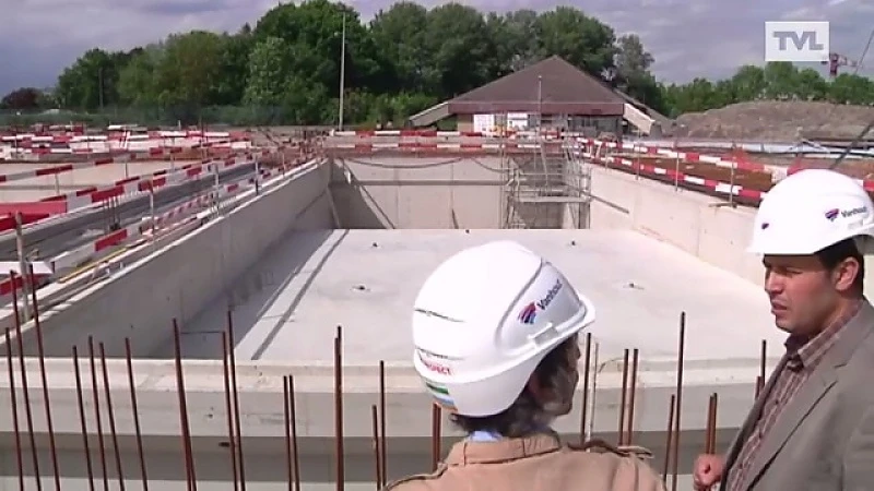 Bouw nieuw zwembad Hasselt zit op schema