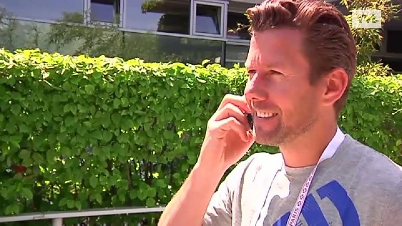 Wim Fissette op Roland Garros