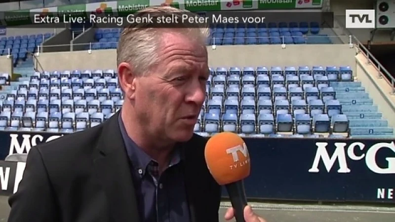 Allereerste interview met Peter Maes als trainer van Racing Genk