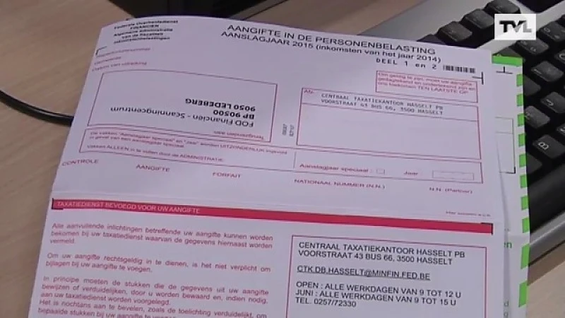 Aanschuiven bij belastingkantoor