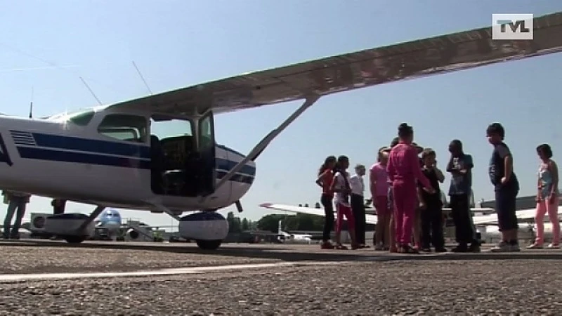 Luchtdoop als schooluitstap in Overpelt