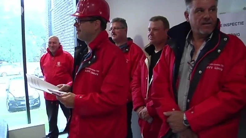 Bouwsector protesteert tegen sociale dumping