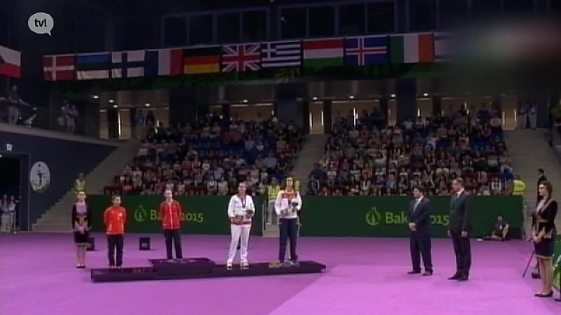 Lianne Tan met een medaille naar huis