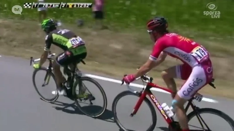 Lummenaar Kenneth Vanbilsen rijdt weer hele dag op kop in Tour