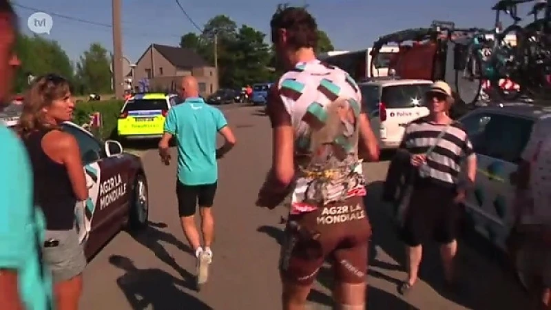 Johan Vansummeren geeft op in de Tour