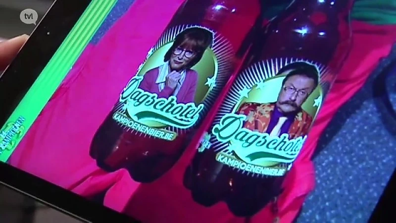 Bewegende flesjes van Limburgse brouwerij in FC Kampioenenfilm