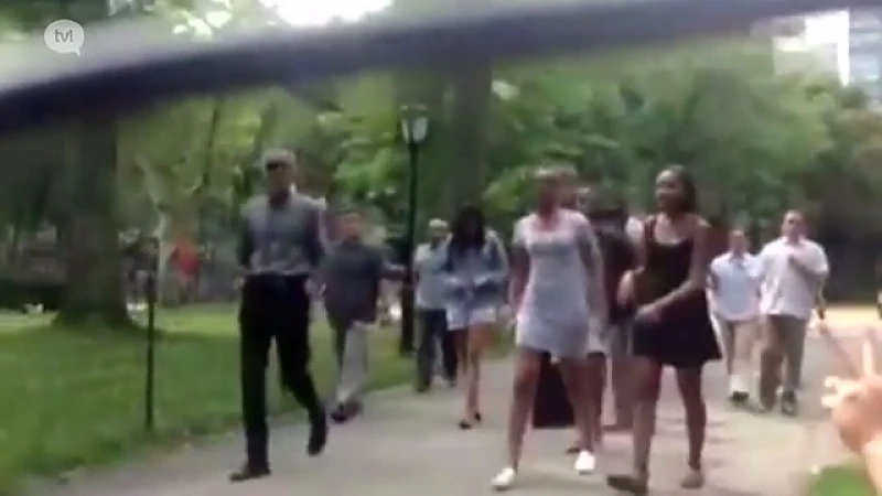 Limburgse jongeren ontmoeten Obama in Central Park