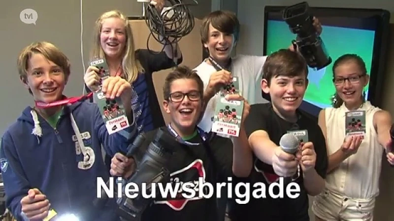 Jonge reporters van vibez bij TVL (deel 2)