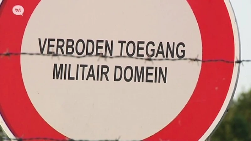 Auto ramt omheining Kleine Brogel