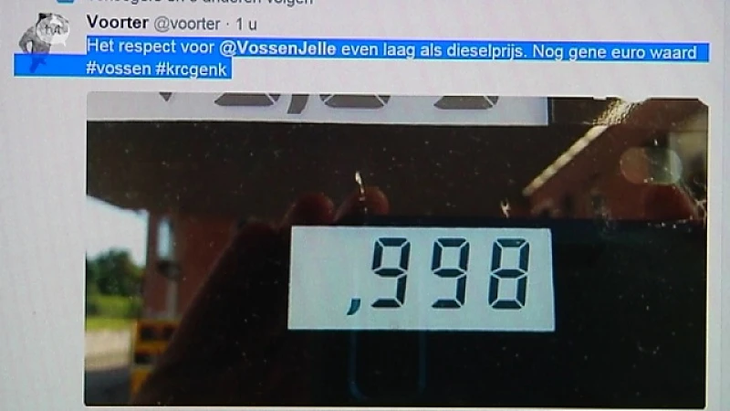 Scheldtirade van Genk-supporters op internet over 'verraad' van Vossen