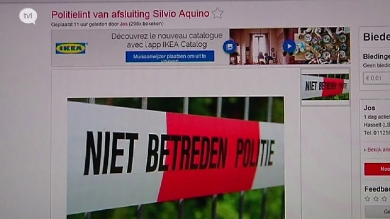 Bizar: politielint te koop